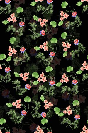 花朵印花华亿平台图片