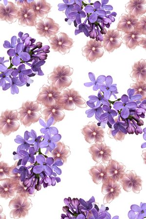 玉兰花印花华亿平台图片