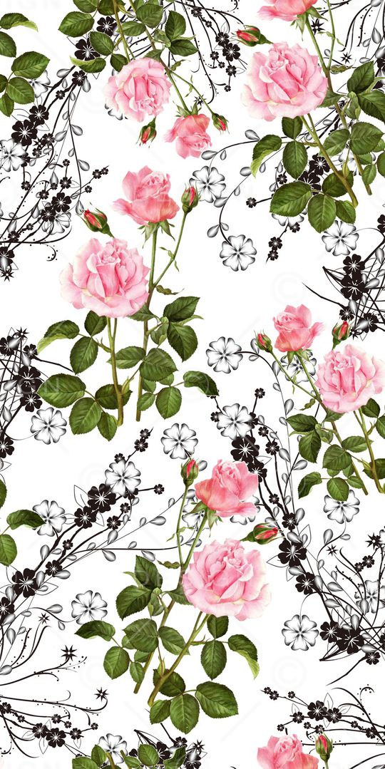 玉兰花印花华亿平台图片