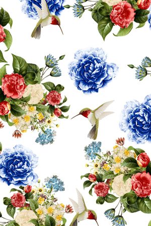 水仙花印花华亿平台图片