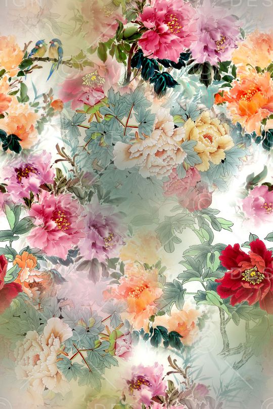 中国风印花华亿平台图片