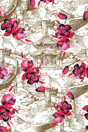 线稿印花华亿平台图片