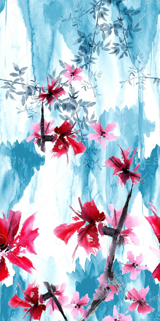 花朵印花华亿平台图片