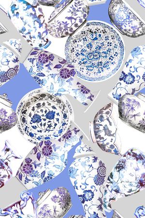 中国风印花华亿平台图片