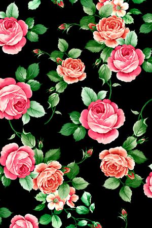 玫瑰印花华亿平台图片