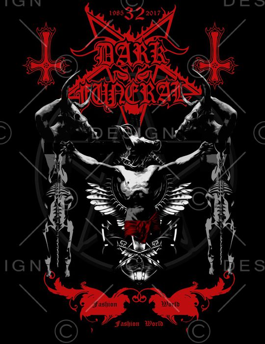 暗黑系列印花华亿平台图片