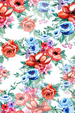 牡丹印花华亿平台图片