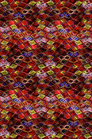 不规则几何印花华亿平台图片