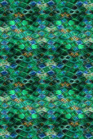 不规则几何印花华亿平台图片