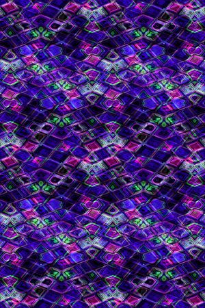 不规则几何印花华亿平台图片