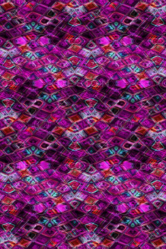 不规则几何印花华亿平台图片