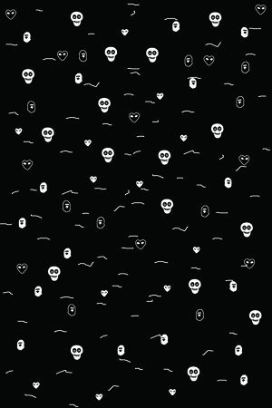 骷髅头印花华亿平台图片