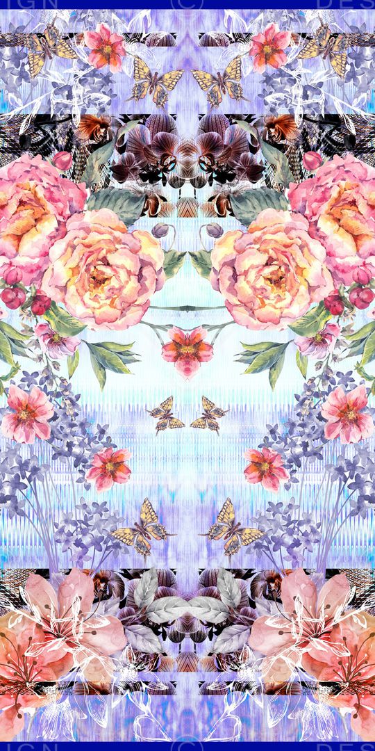 抽象印花华亿平台图片