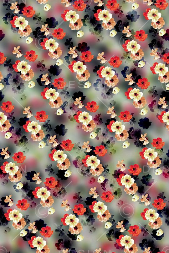 花朵印花华亿平台图片