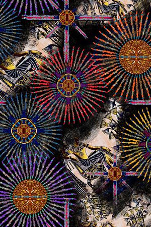 波西米亚印花华亿平台图片