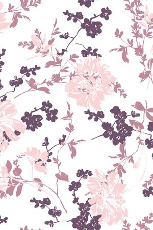 花卉几何印花华亿平台图片