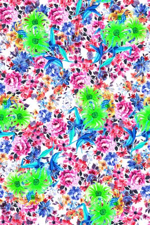 小碎花印花华亿平台图片