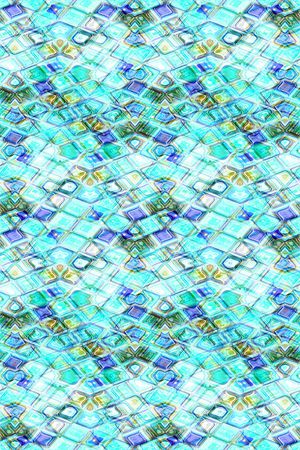 不规则几何印花华亿平台图片