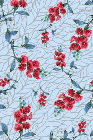 乱花印花华亿平台图片