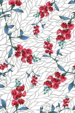 乱花印花华亿平台图片