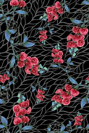 乱花印花华亿平台图片