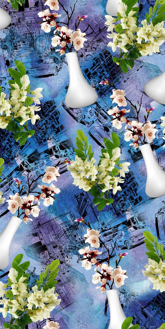 菊花印花华亿平台图片