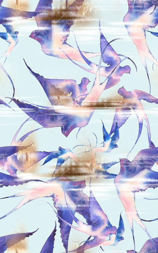 水彩印花华亿平台图片