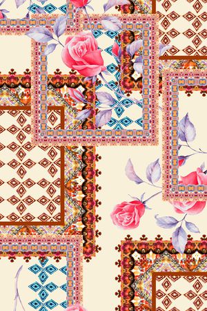 波西米亚印花华亿平台图片