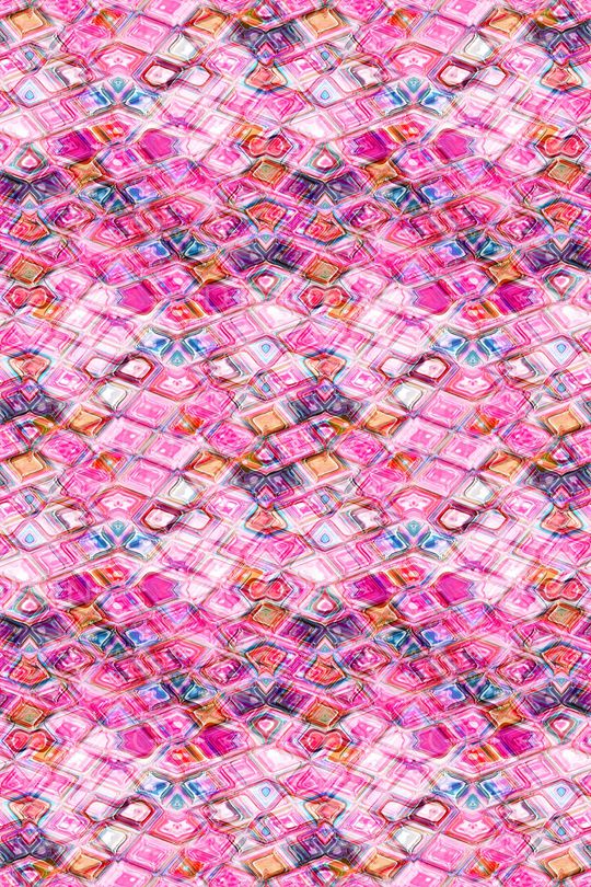 不规则几何印花华亿平台图片