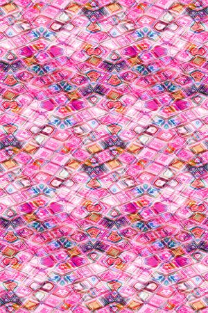 不规则几何印花华亿平台图片