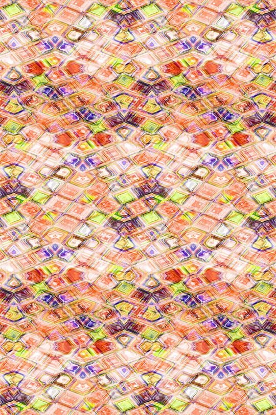 不规则几何印花华亿平台图片