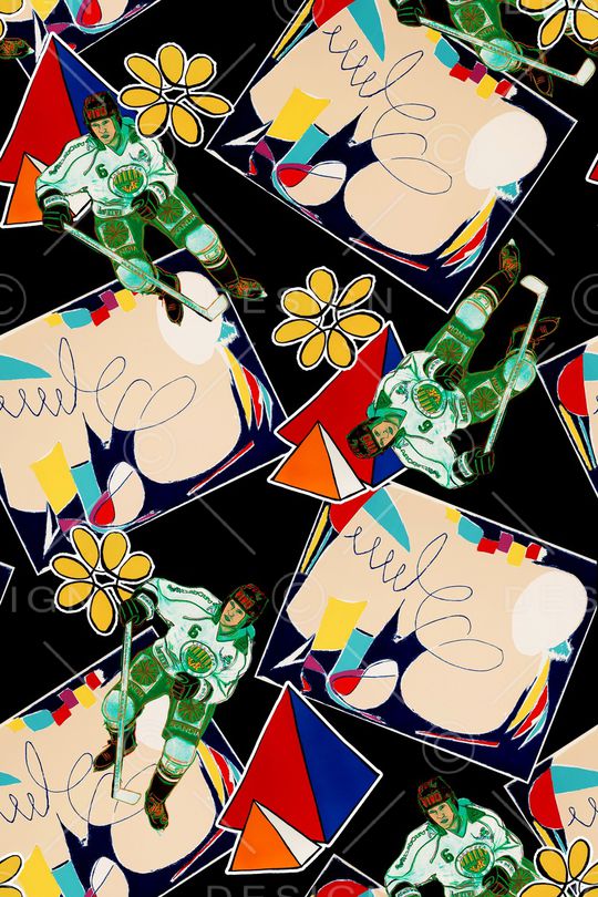 休闲印花华亿平台图片