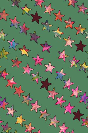 五角星印花华亿平台图片