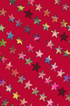 五角星印花华亿平台图片