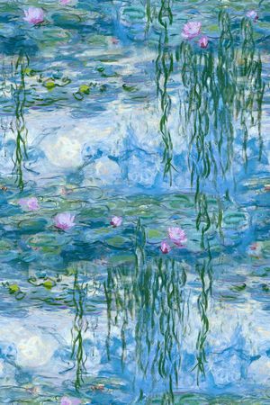 油画花卉印花华亿平台图片