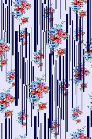 玫瑰印花华亿平台图片