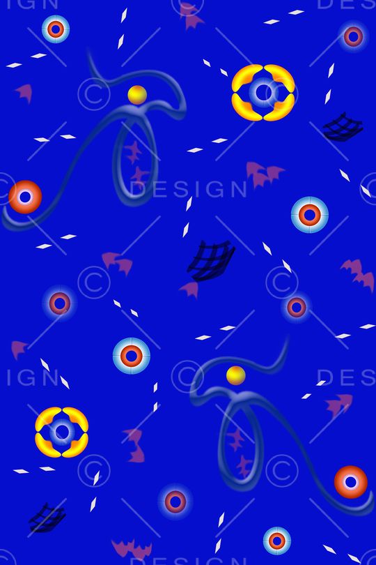 抽象飘落杂物印花华亿平台图片