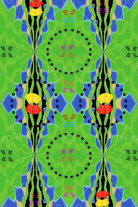 波浪纹女装华亿平台印花华亿平台图片