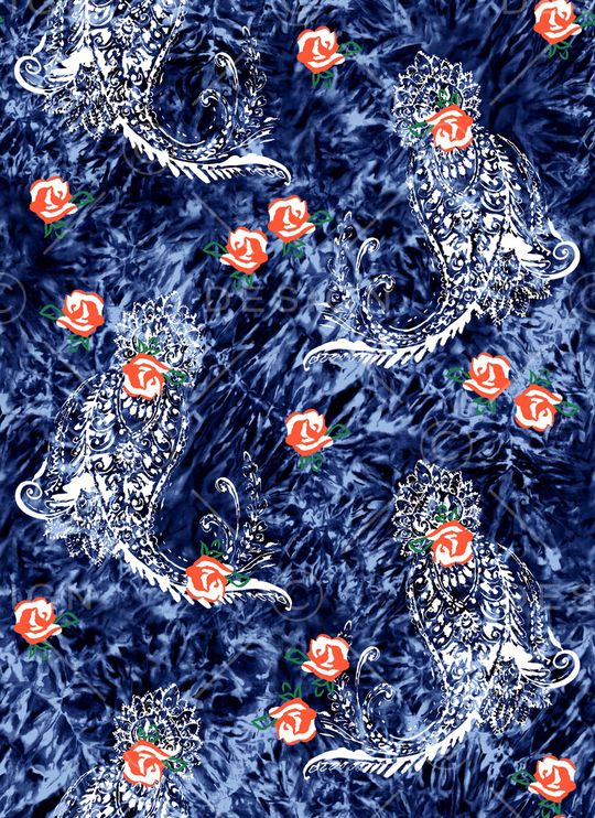 小碎花印花华亿平台图片