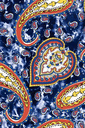 抽象腰果印花华亿平台图片