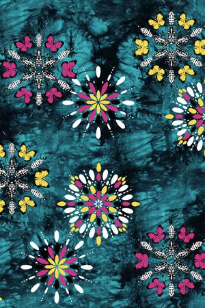 扎染纹理印花华亿平台图片