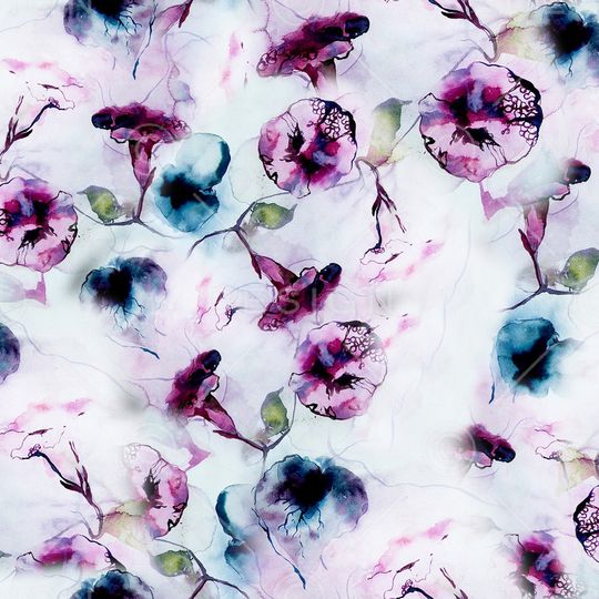 喇叭花印花华亿平台图片