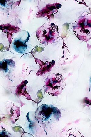 喇叭花印花华亿平台图片