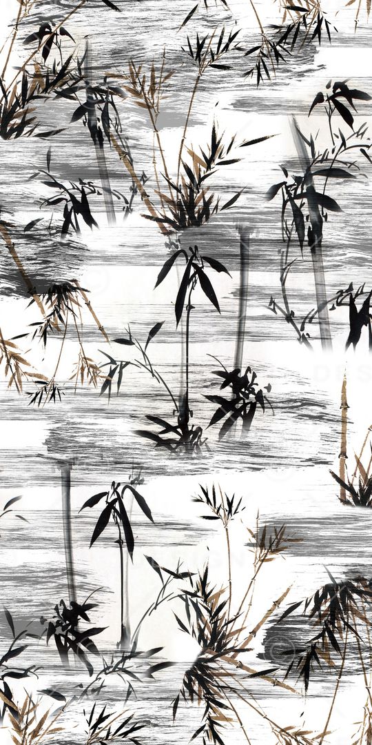 水墨印花华亿平台图片