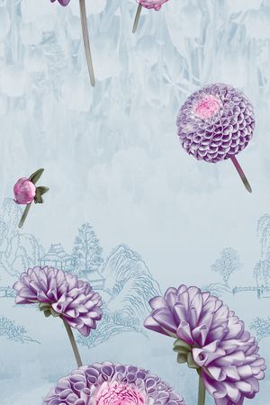 蒲公英印花华亿平台图片