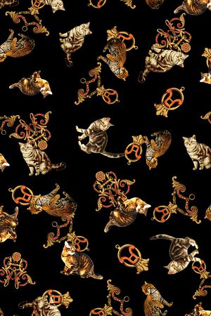 猫印花华亿平台图片