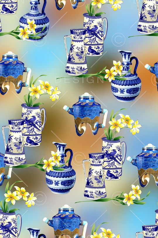 中国风印花华亿平台图片