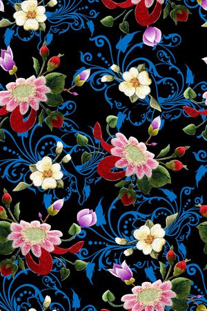 民族风印花华亿平台图片