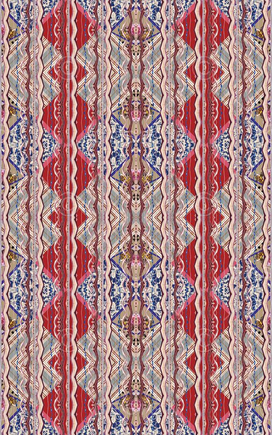 波西米亚印花华亿平台图片