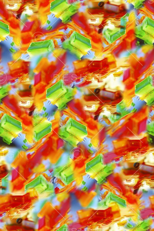 水彩颜料印花华亿平台图片